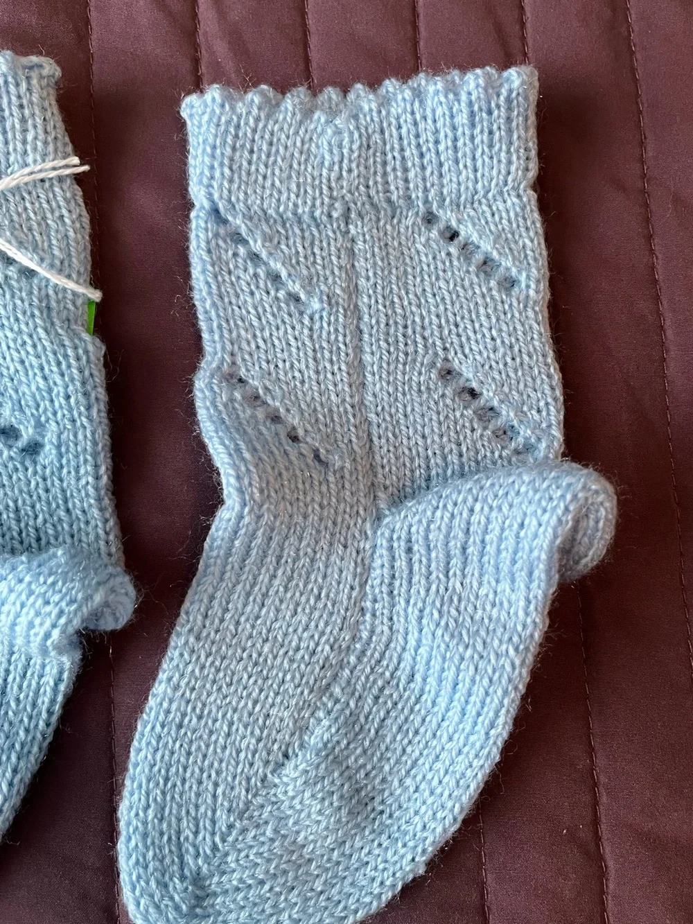 Handmade Knit & Crochet Baby Booties Socks Gift Set 4 Pairs